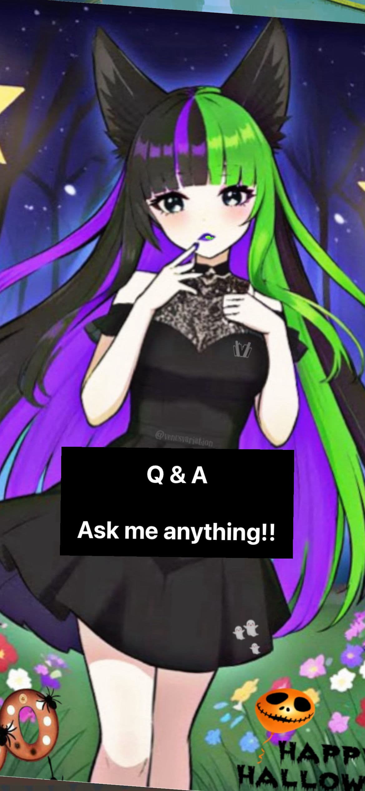 Q & A stream this week! Ask me questions or for advice and I’ll answer on stream 💚💜