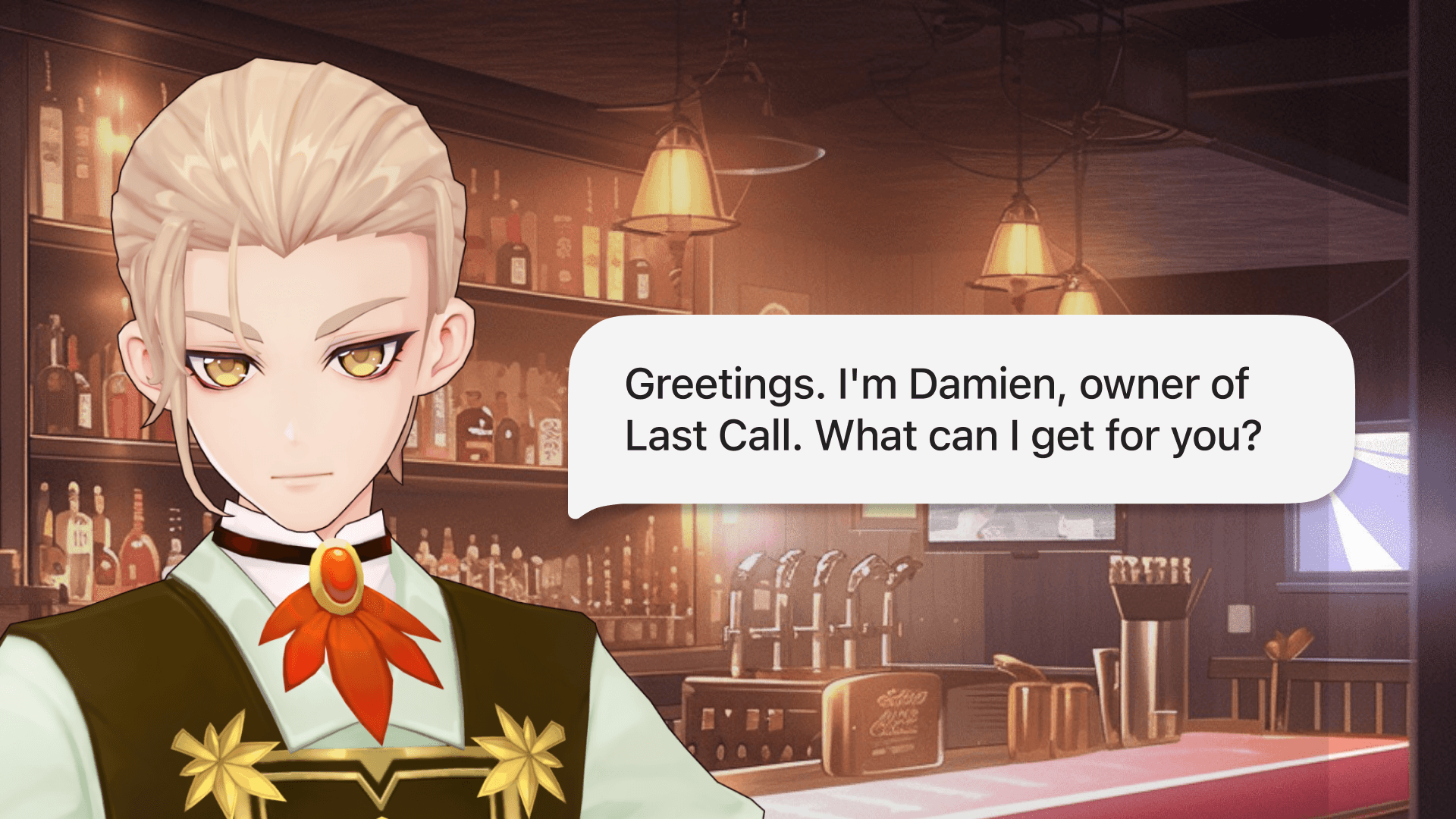 AI Character from Hyper Online speaking to camera